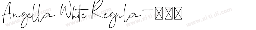 Angella White Regula字体转换